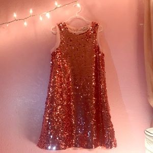 SALE! Pastel, Shiny, Flippable, Pink Dress.